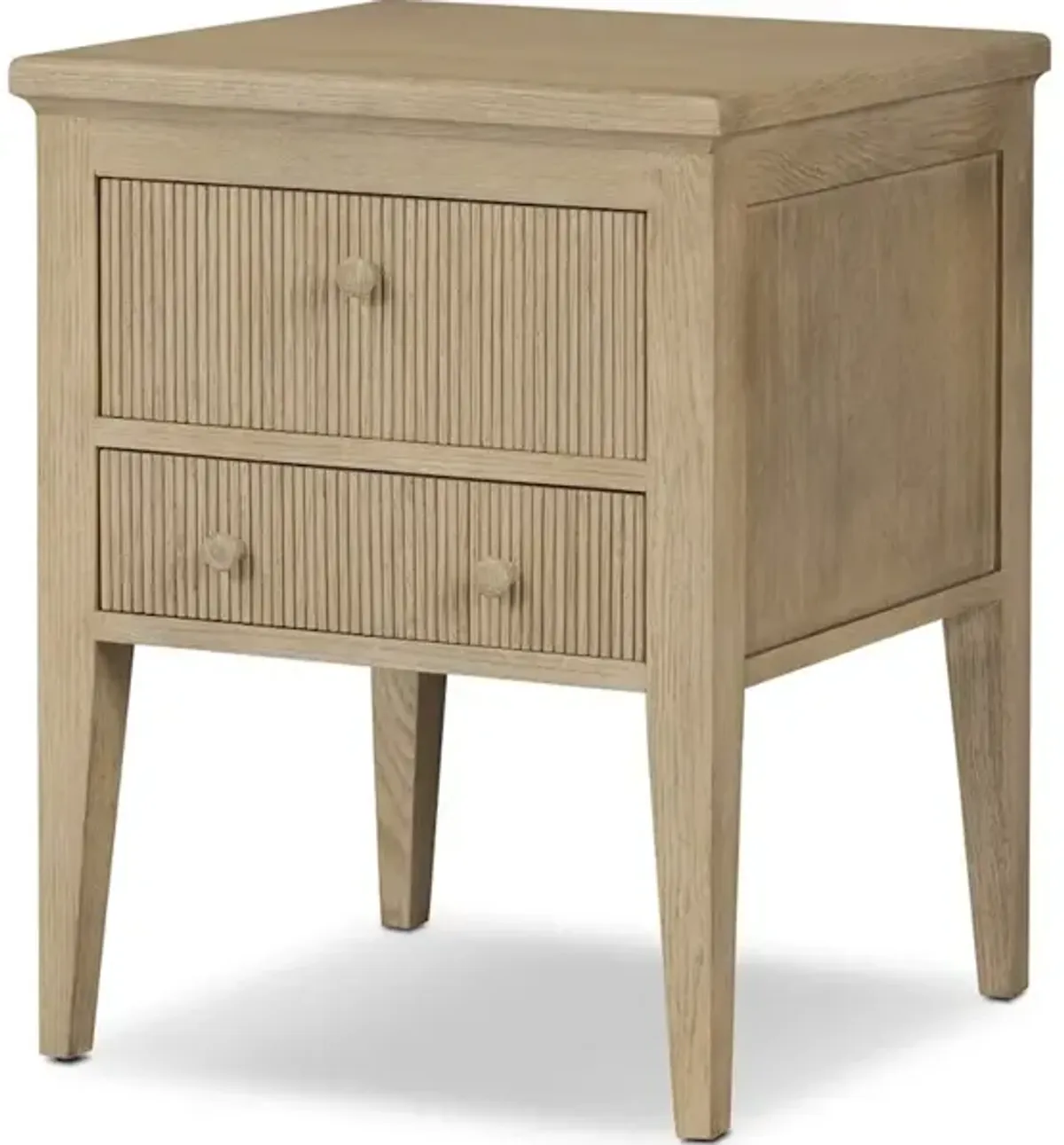 Bush Nightstand in Light Weathered Oak