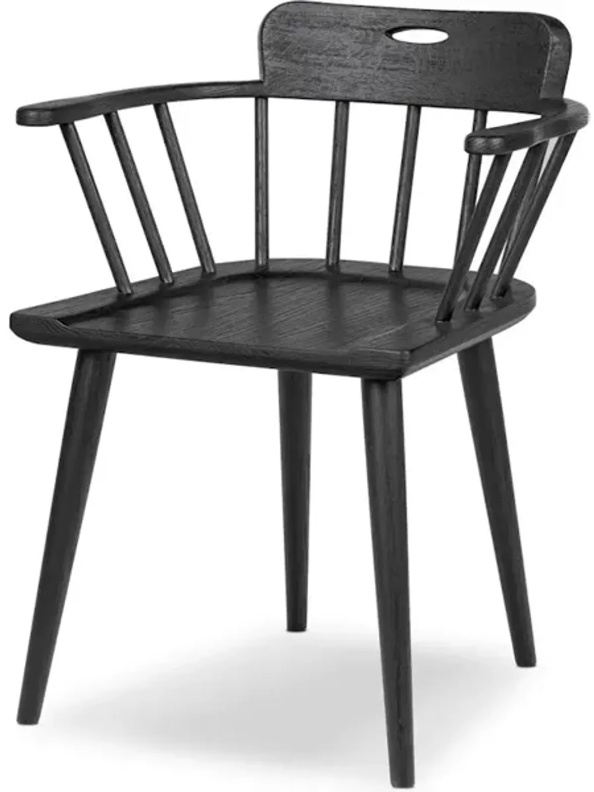 Thalia Dining Chair in Black Oak