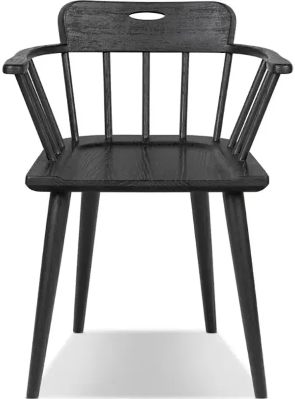 Thalia Dining Chair in Black Oak