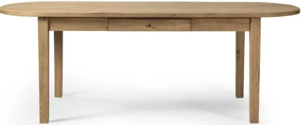 Megan Dining Table in Worn Oak