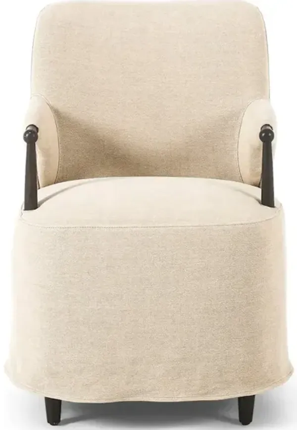 Brently Dining Chair in Broadway Dune