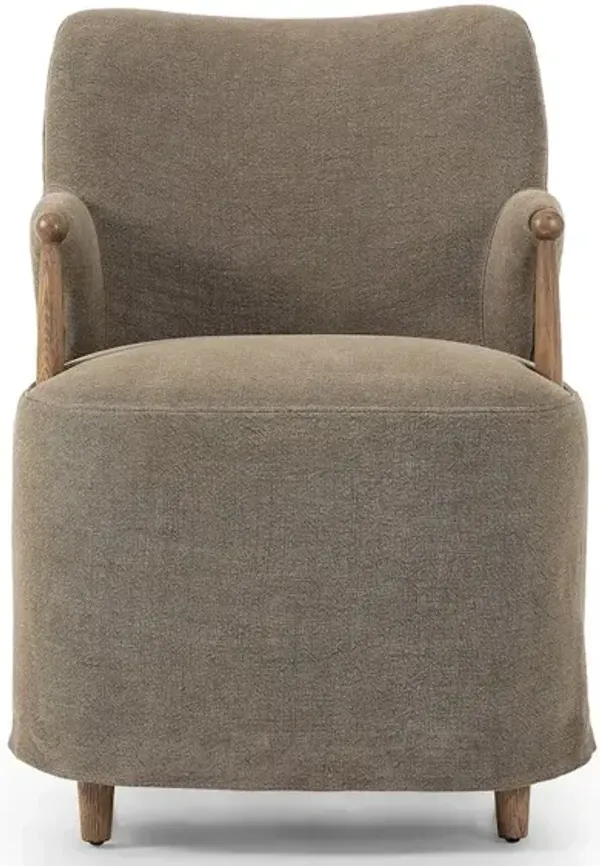 Brently Dining Chair in Broadway Olive
