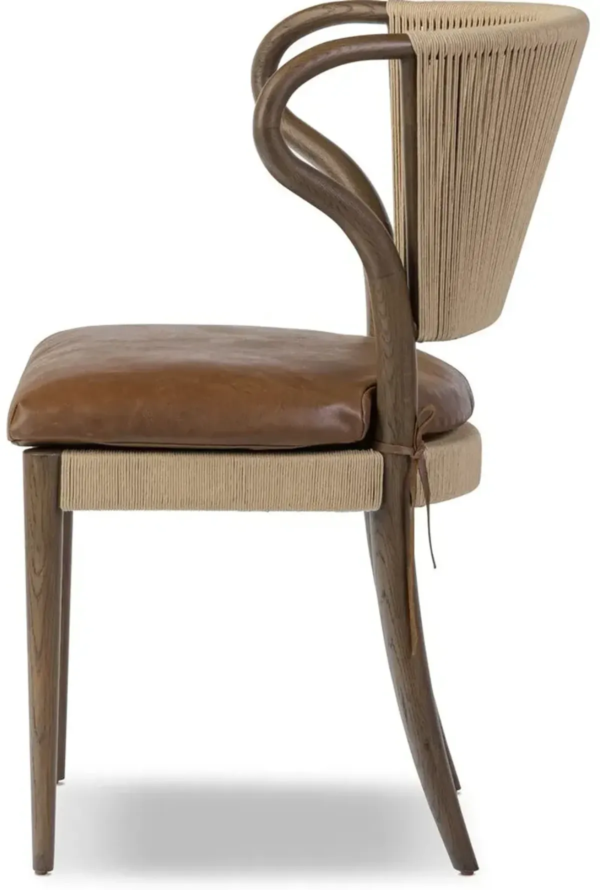 Amira Armless Dining Chair in Dulane Mahogany