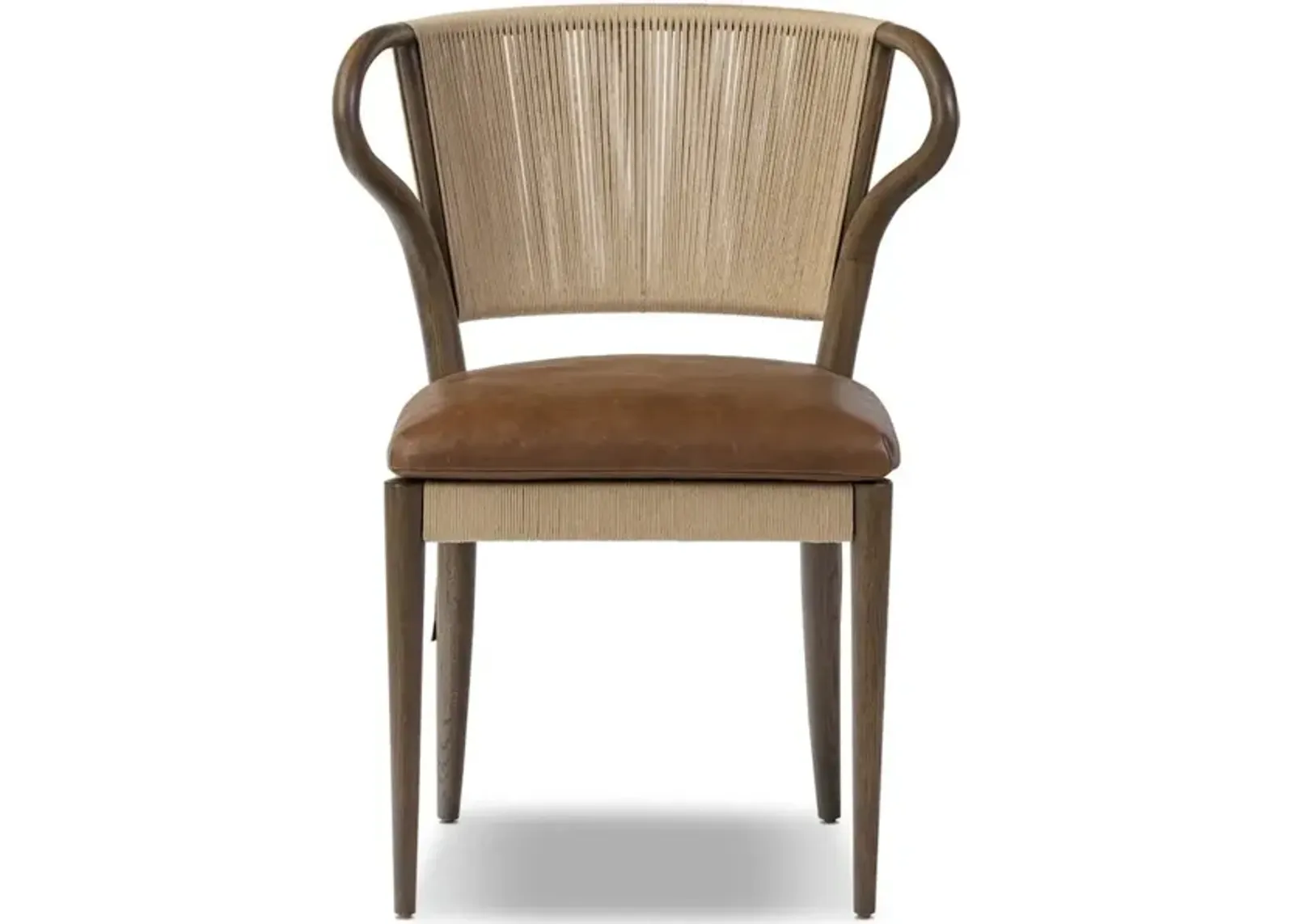 Amira Armless Dining Chair in Dulane Mahogany