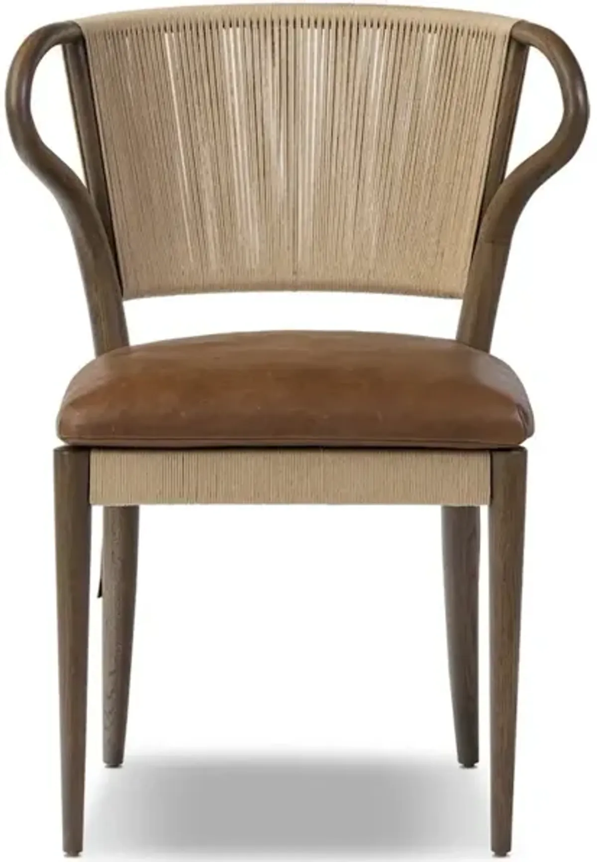 Amira Armless Dining Chair in Dulane Mahogany