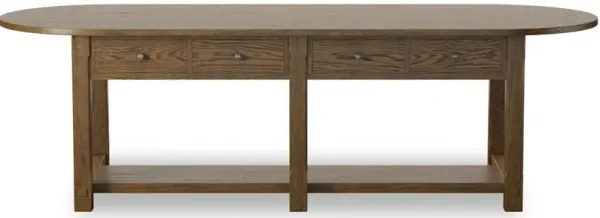 Elise Kitchen Island in Spiced Oak Veneer