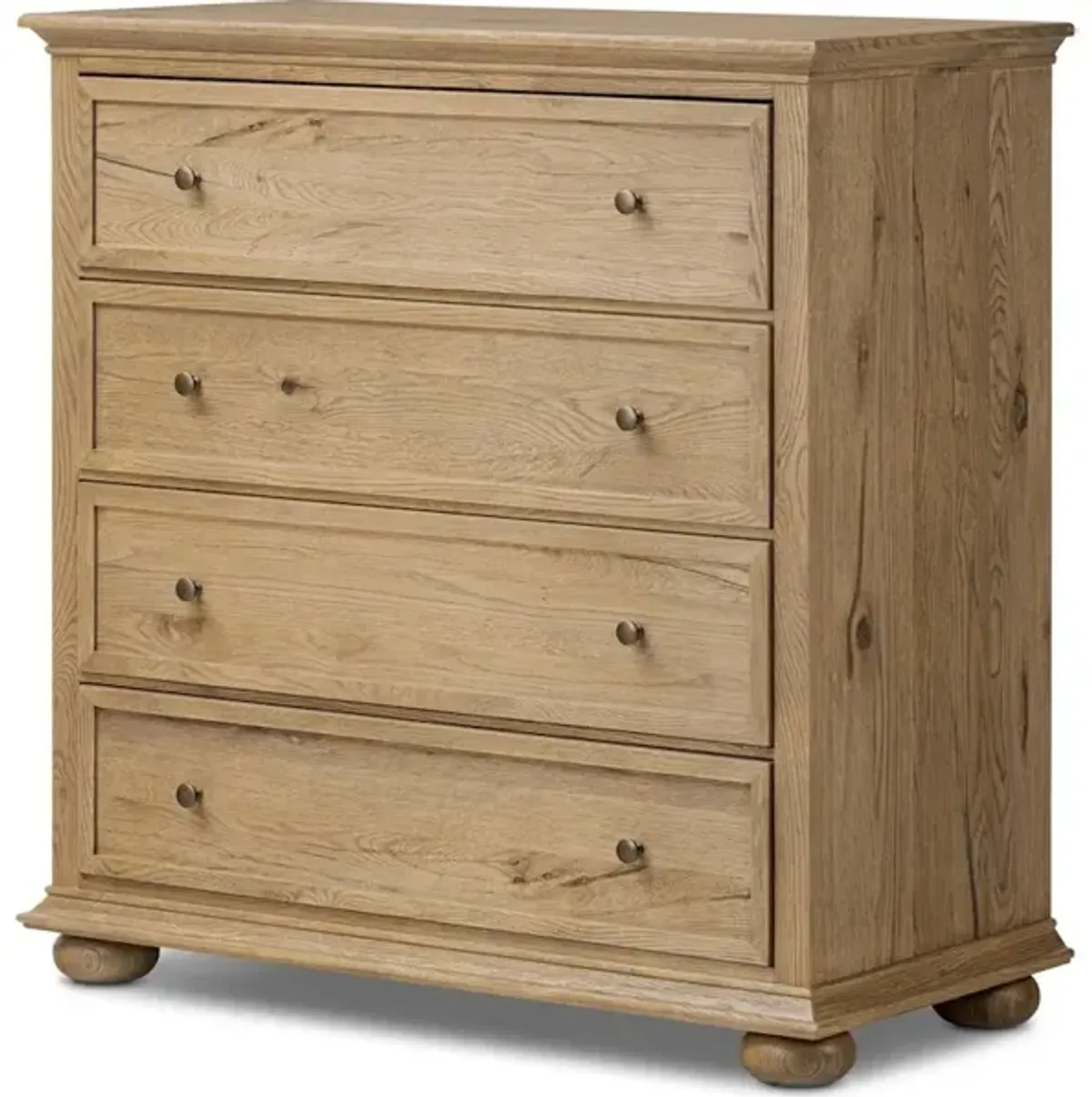 Geoffrey Tall Dresser in Worn Oak Veneer