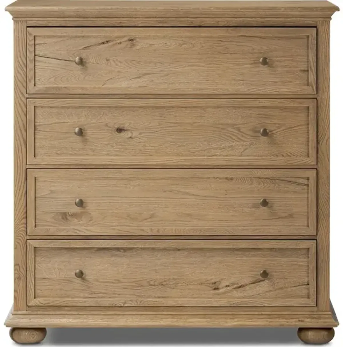 Geoffrey Tall Dresser in Worn Oak Veneer