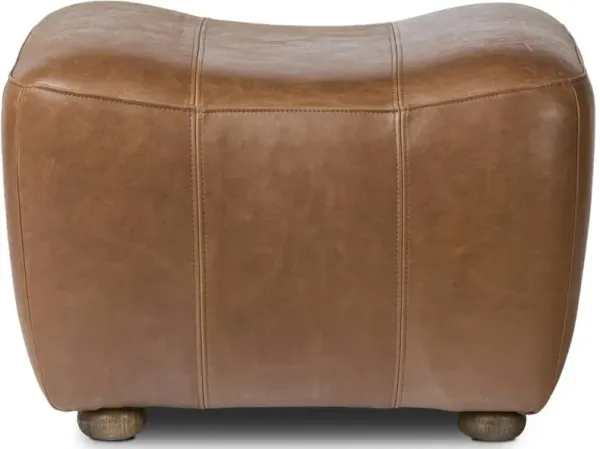 Kylo Ottoman in Dulane Mahogany