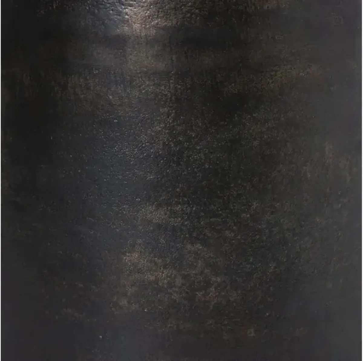 Paz Outdoor End Table in Distressed Bronze