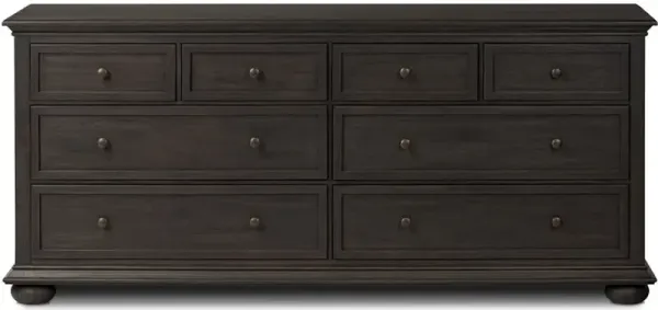 Geoffrey Wide Dresser in Smoked Black
