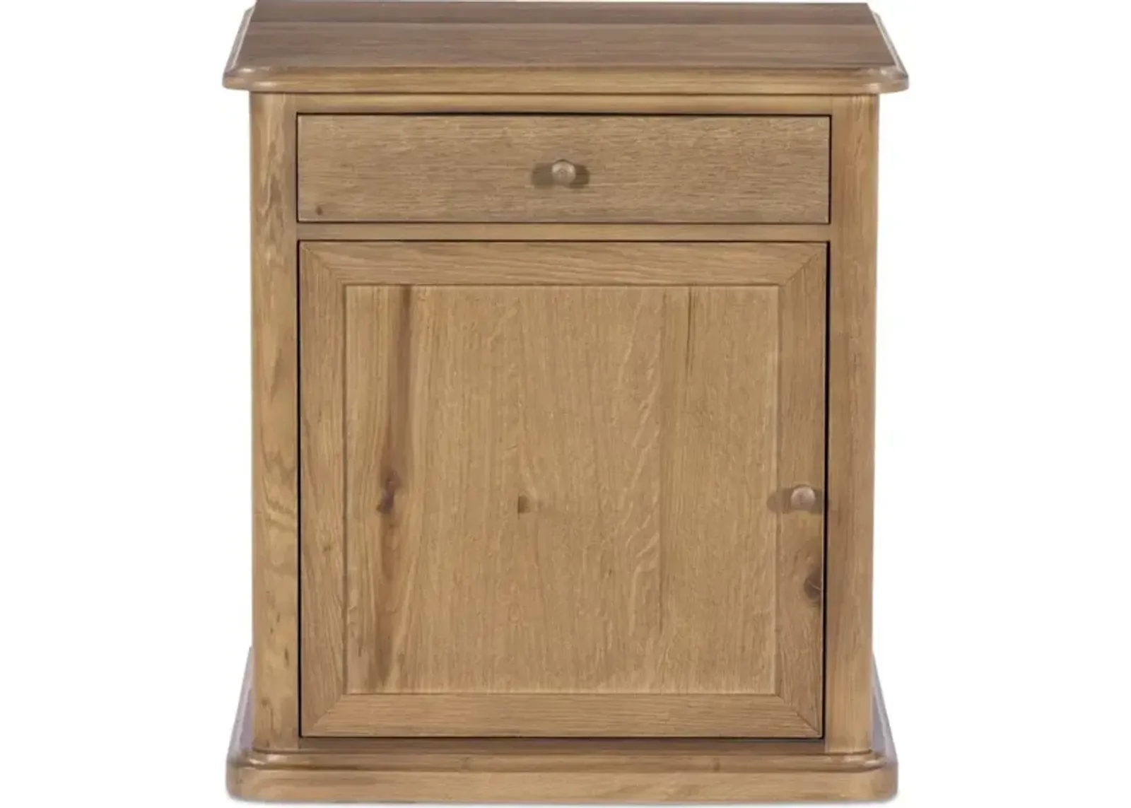 Poppy Left Nightstand in Saddle Brown