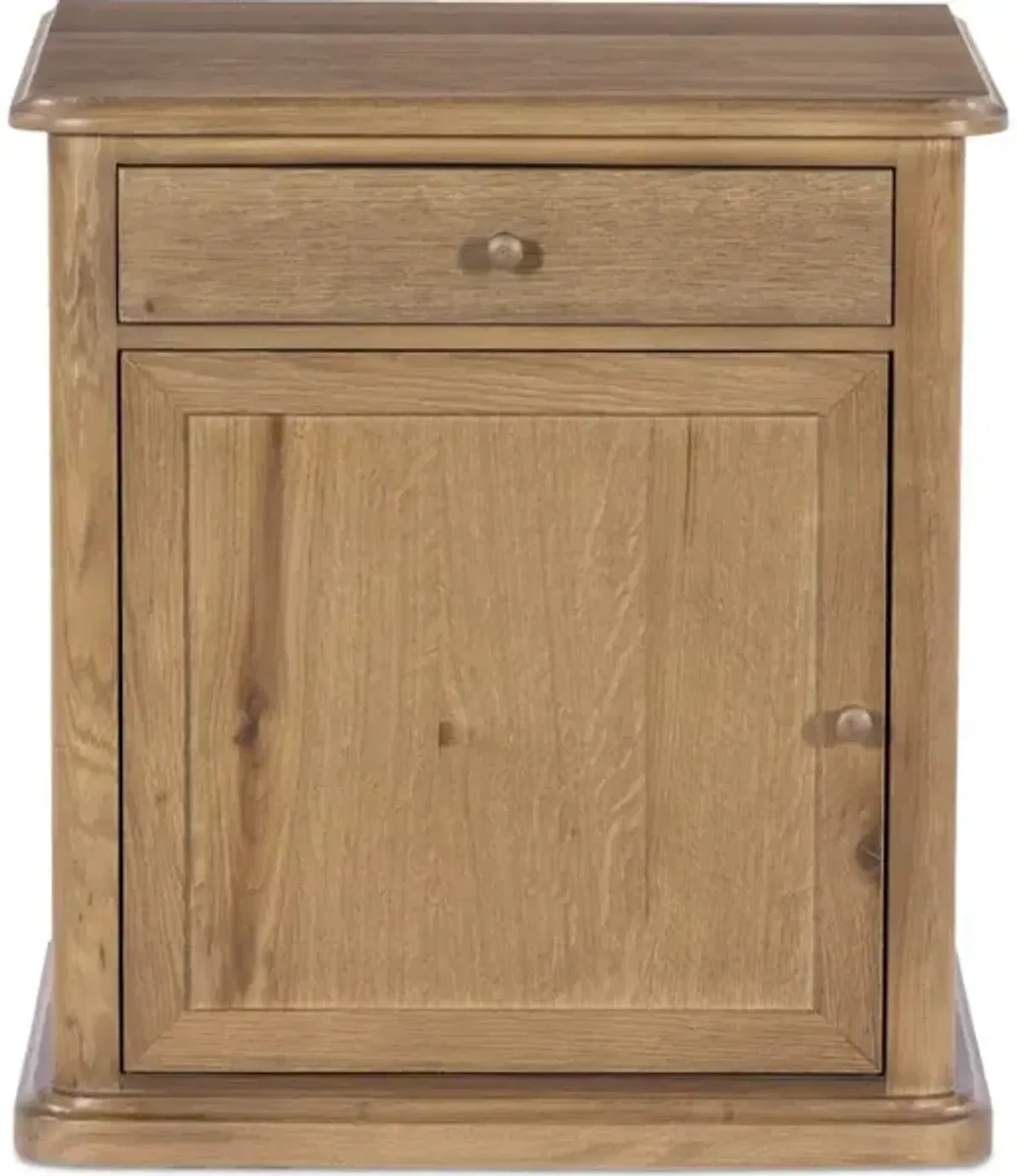 Poppy Left Nightstand in Saddle Brown