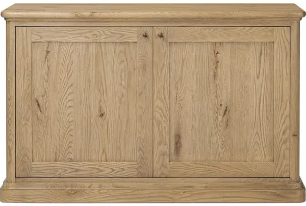 Dumont Small Cabinet in Worn Oak Veneer