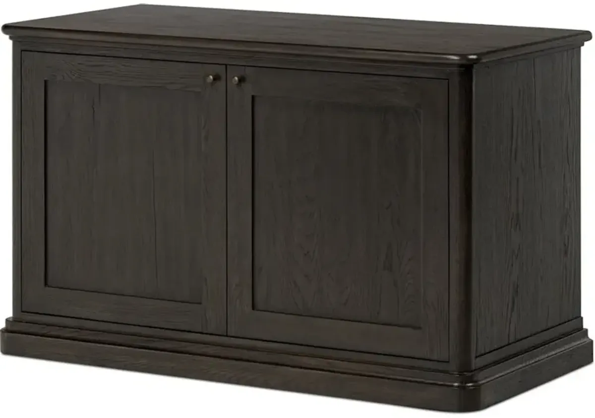 Dumont Small Cabinet in Smoked Black Veneer