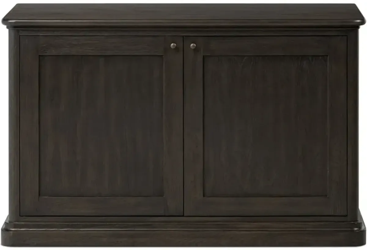 Dumont Small Cabinet in Smoked Black Veneer