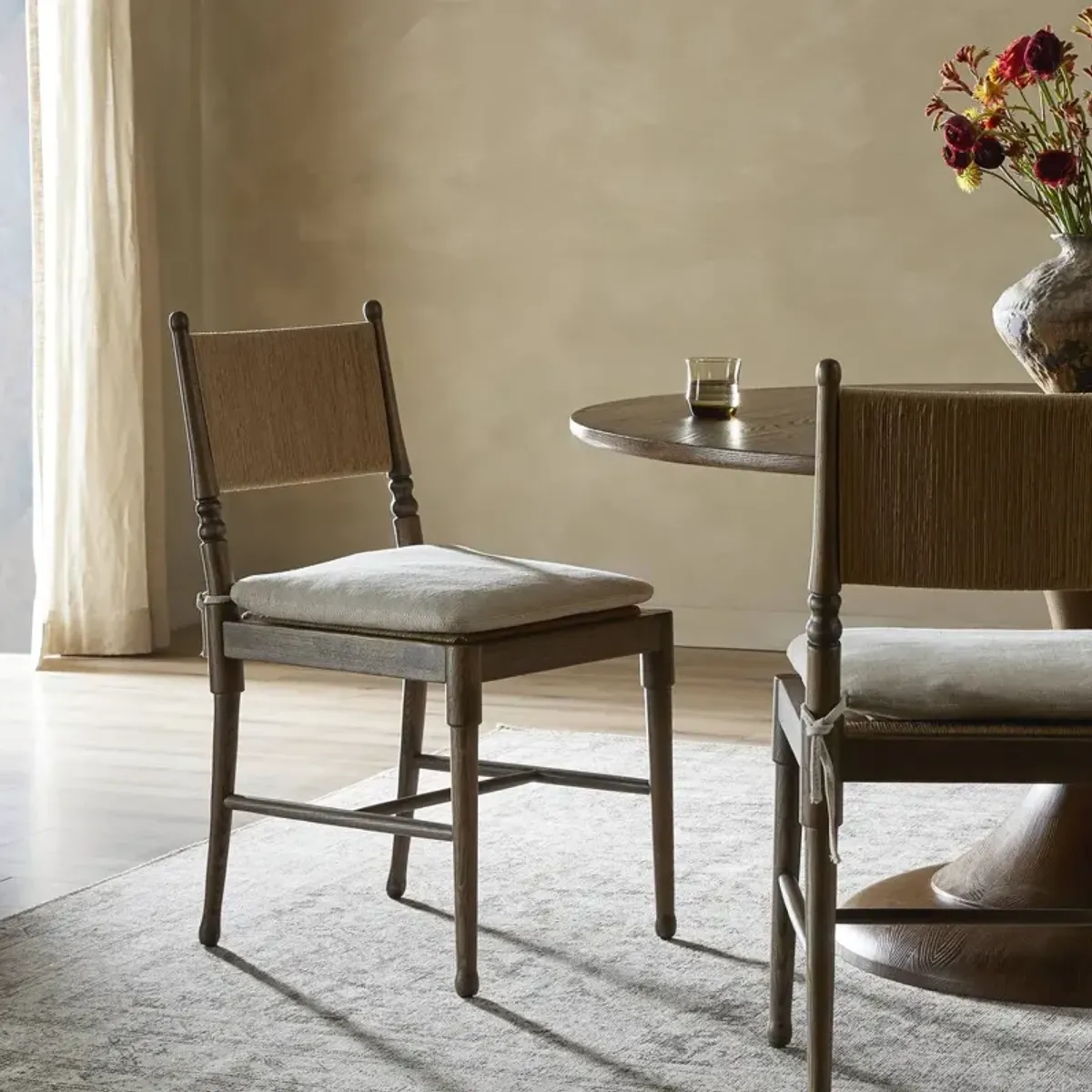 Fayth Dining Chair in Broadway Dune