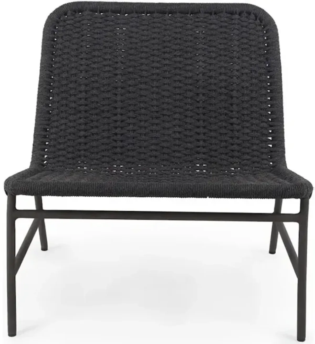 Bruno Outdoor Chair-Dark Grey Rope