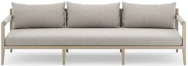 Sherwood Outdoor Sofa-93-Brown/Stone Gr