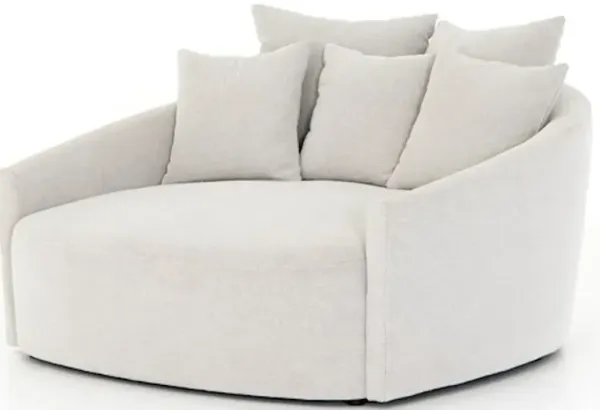 Chloe Media Lounger - Delta Bisque