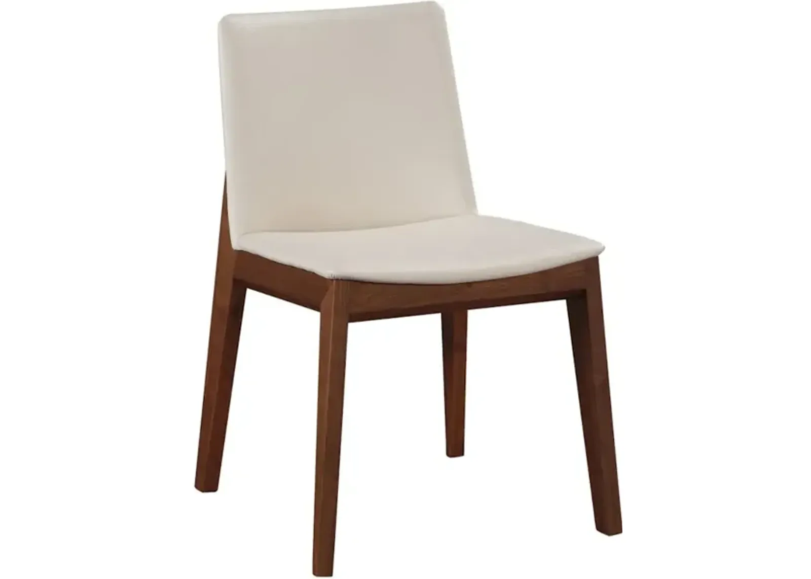 DECO DINING CHAIR WHITE PVC-M2