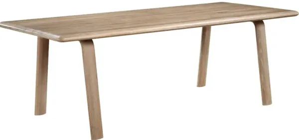 MALIBU DINING TABLE WHITE OAK