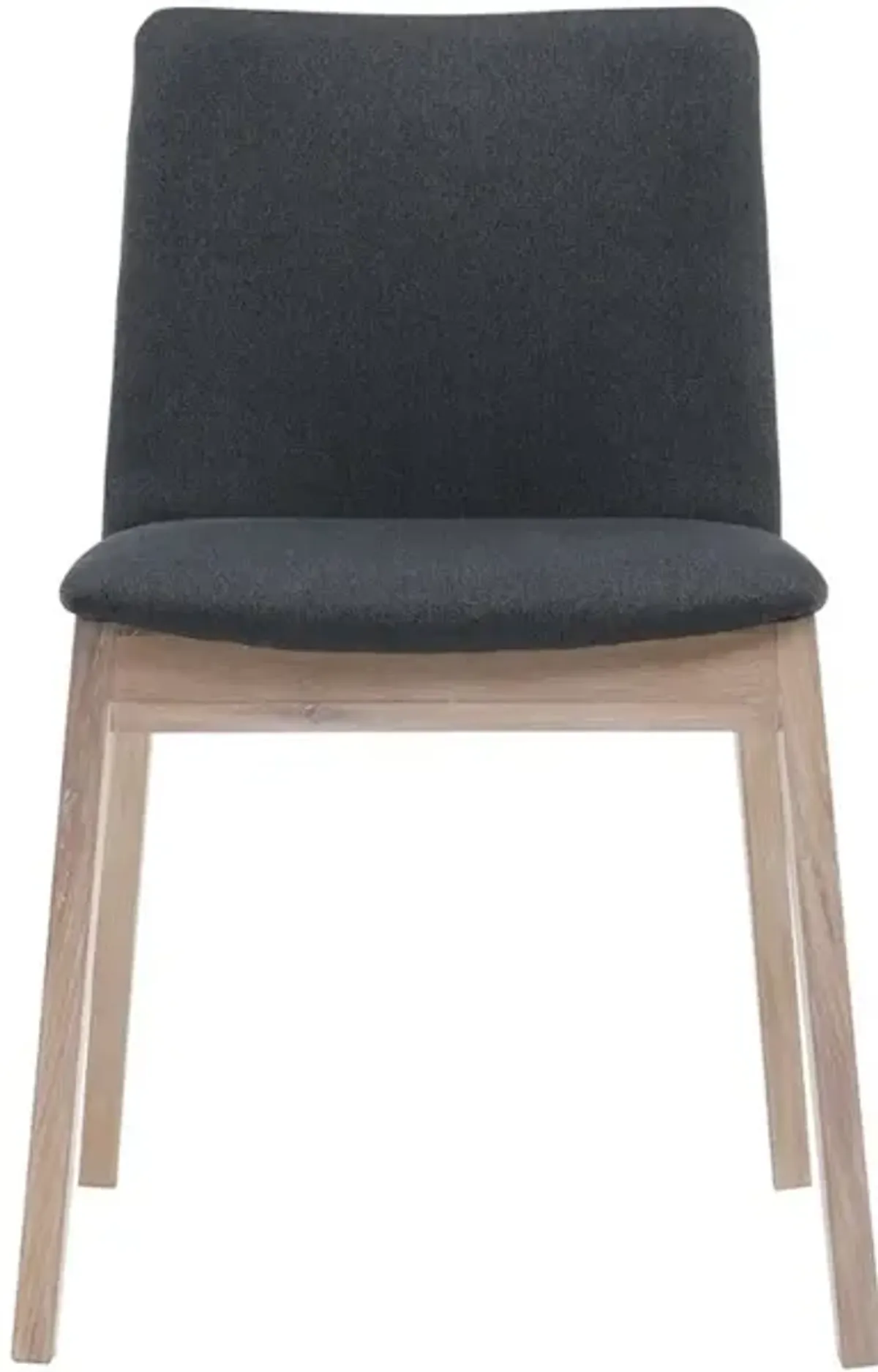 DECO OAK DINING CHAIR DARK GREY-M2