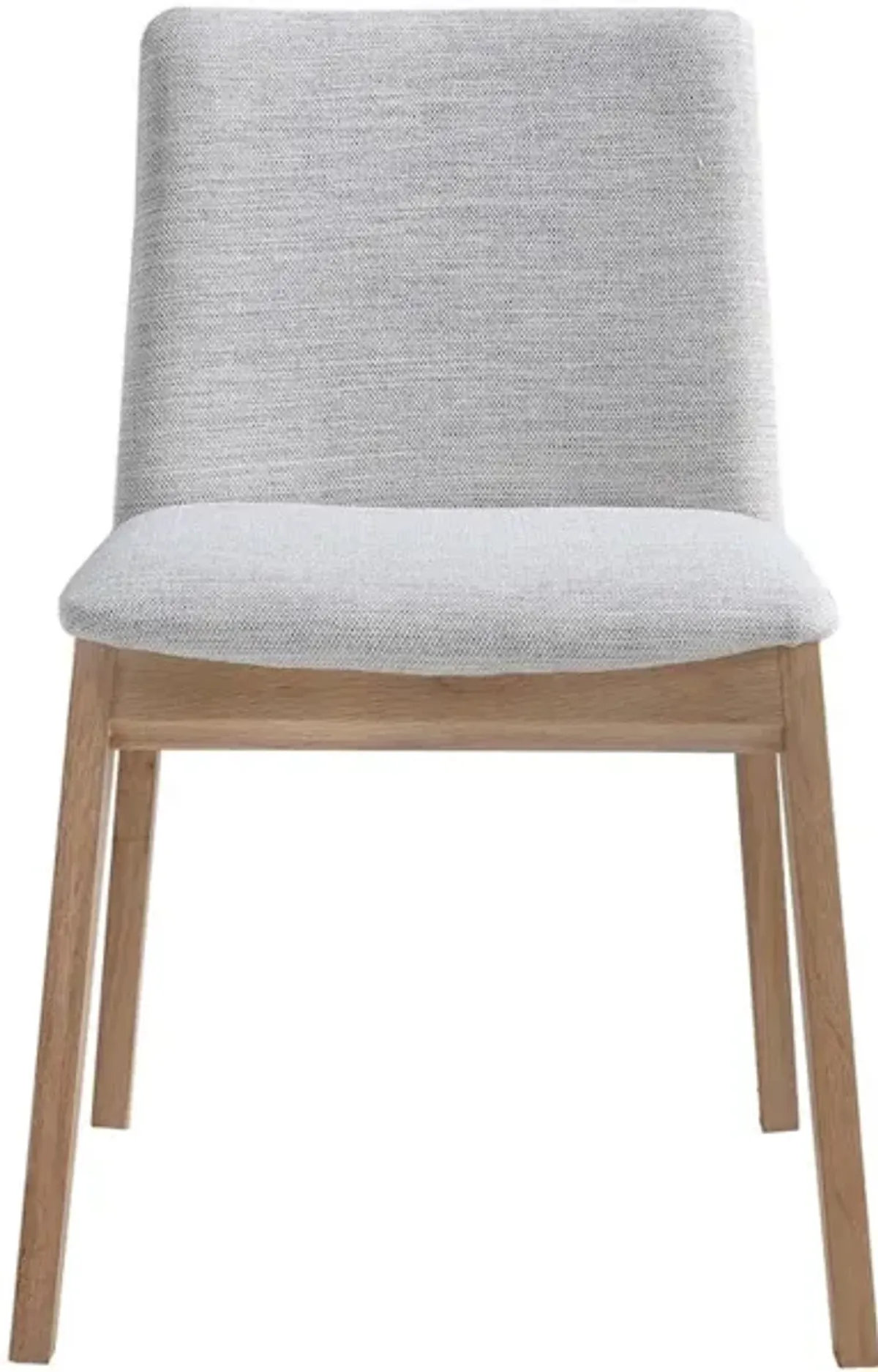 DECO OAK DINING CHAIR LIGHT GREY-M2