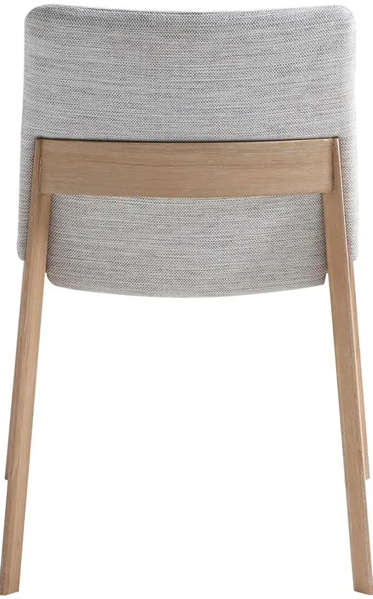 DECO OAK DINING CHAIR LIGHT GREY-M2