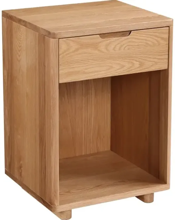 OSAMU OAK NIGHTSTAND