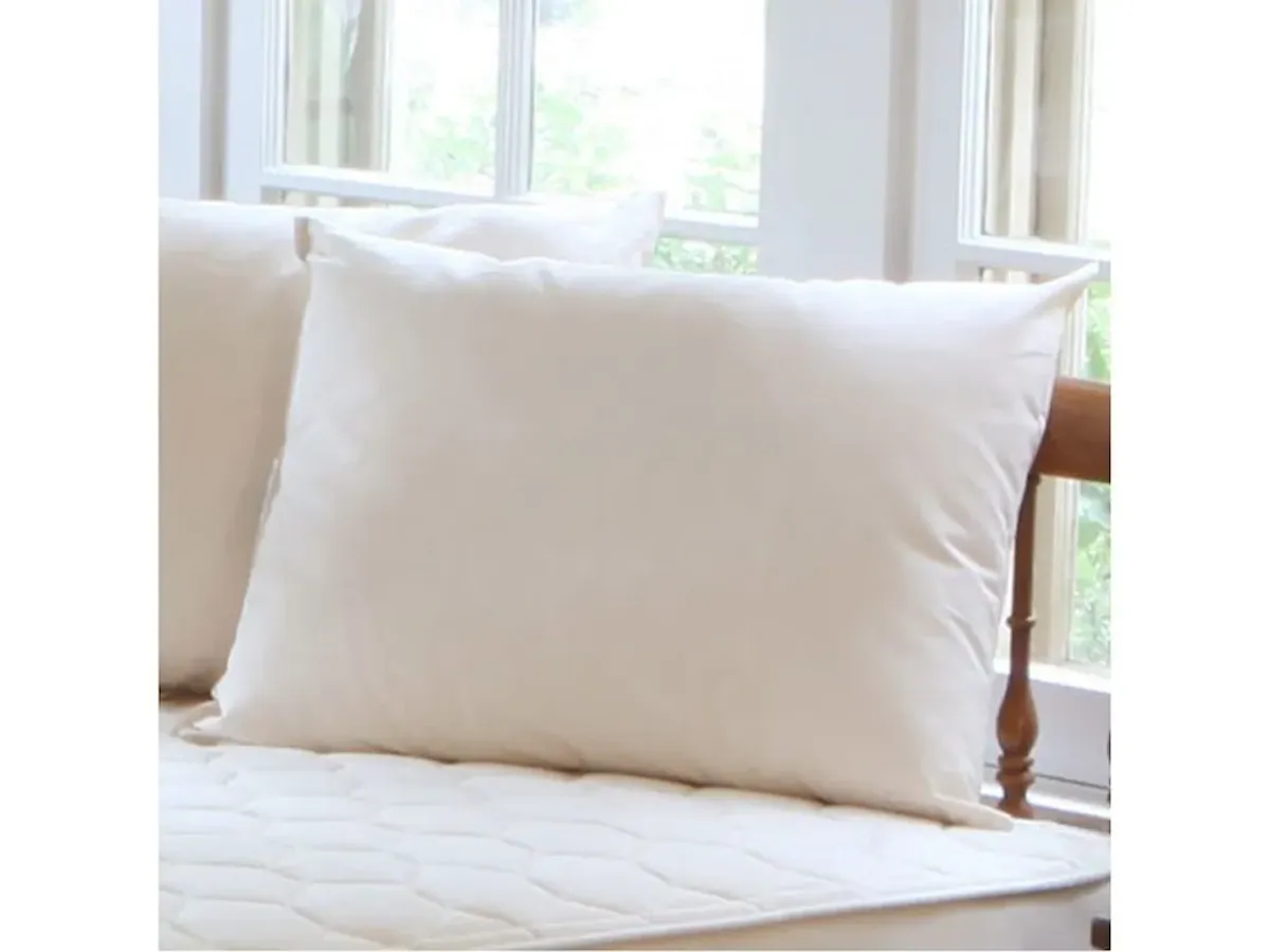 Organic Cotton/PLA Pillow - Standard Size Low Fill