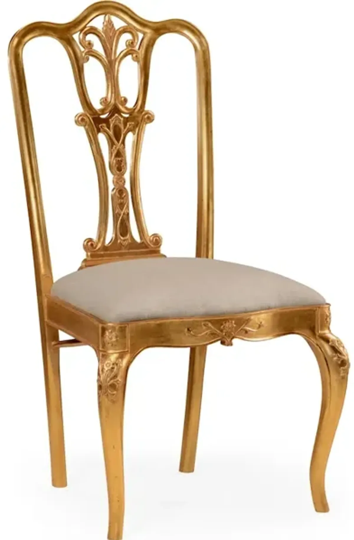 Gilded 18Th Century Style Dining Chair (Side)