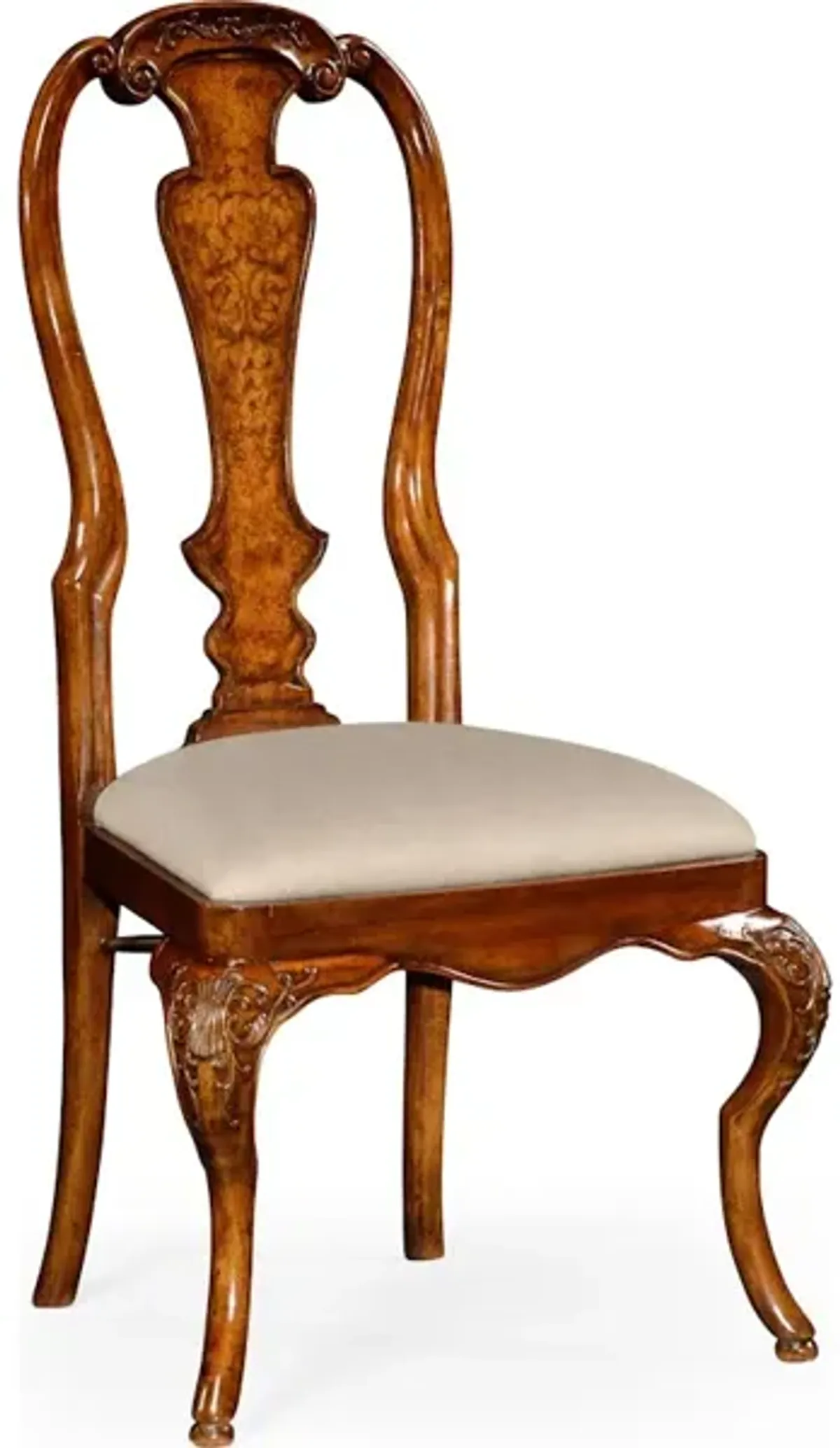 William & Mary Inlaid Chair (Side)
