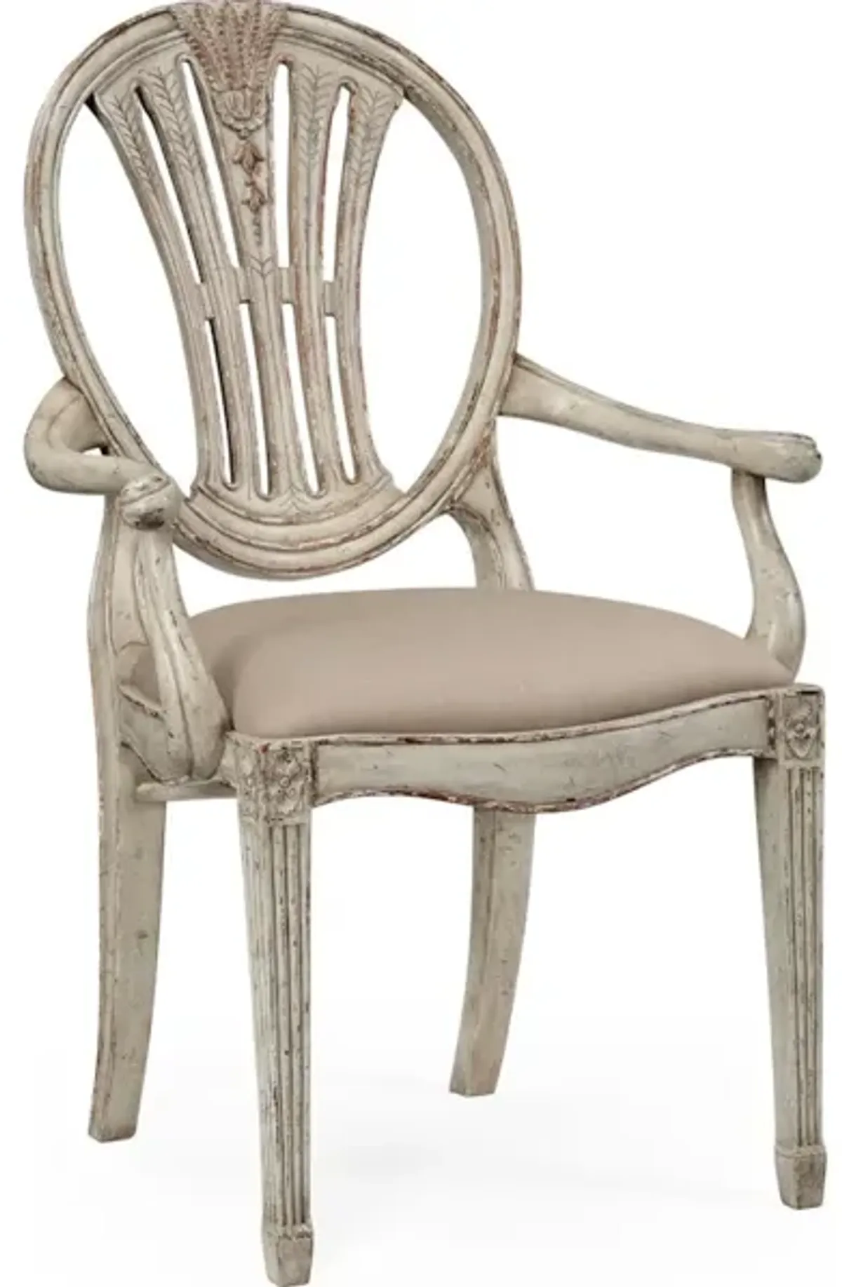 Hepplewhite Wheatsheaf Armchair (Grey)