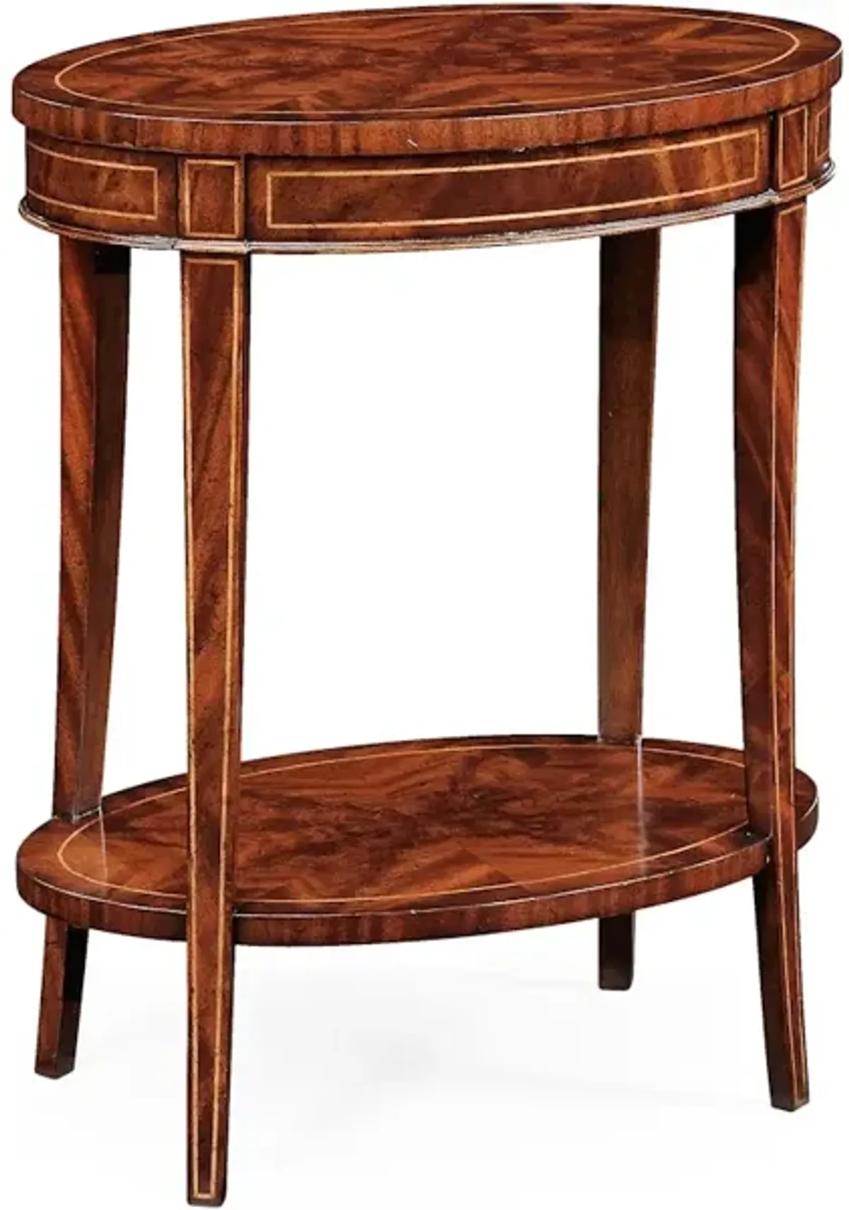 Mahogany Oval Lamp Table