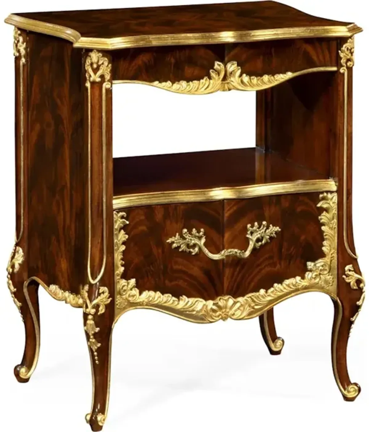 Nightstand With Gilt Carved Detailling