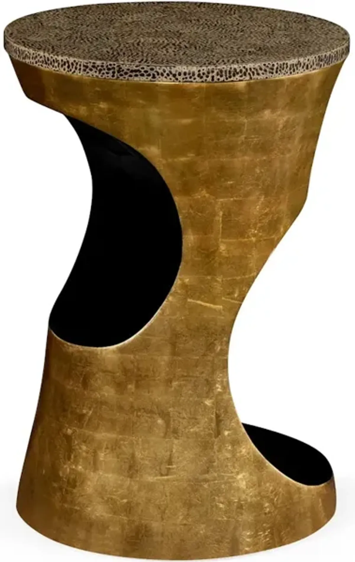 Emperor Gold Round Lamp Table