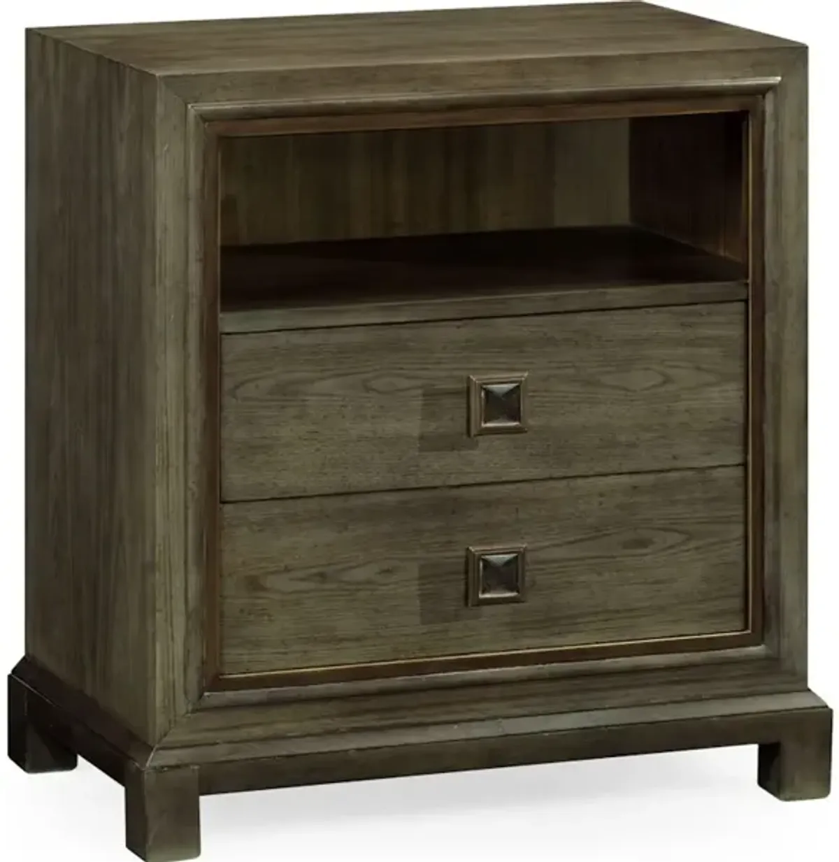Nightstand In Light Grey Chestnut