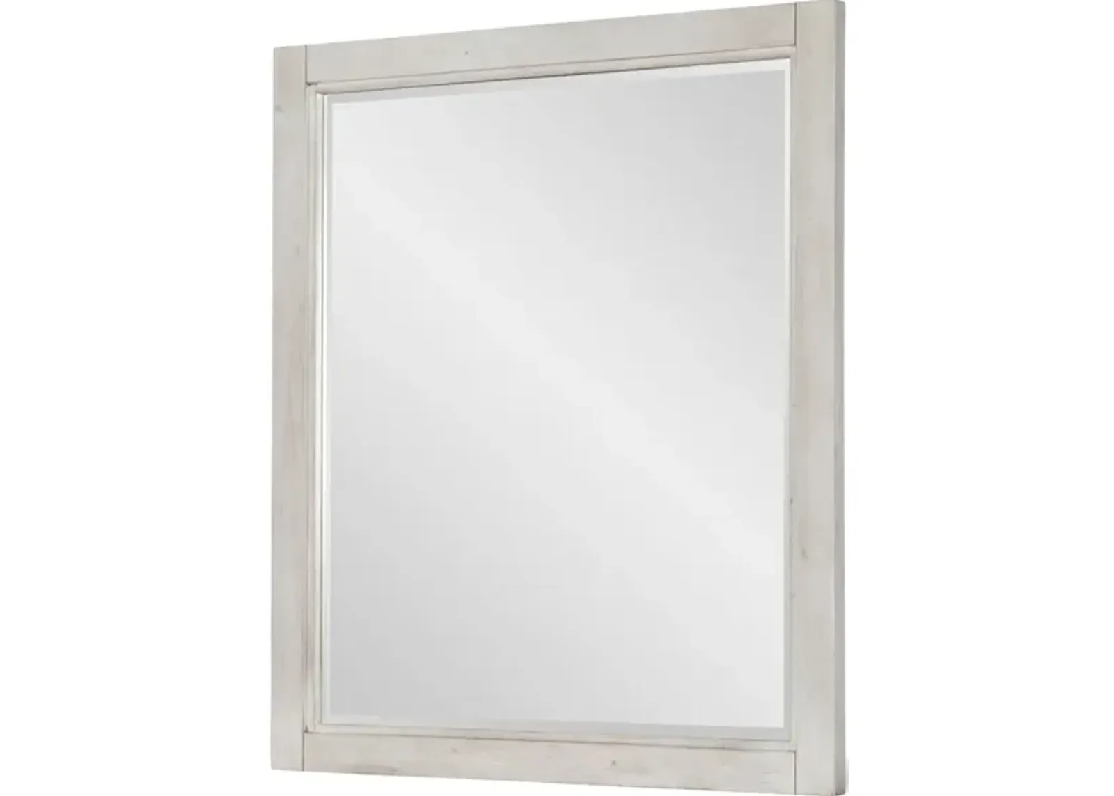 Summer Camp Gray Mirror White Finish