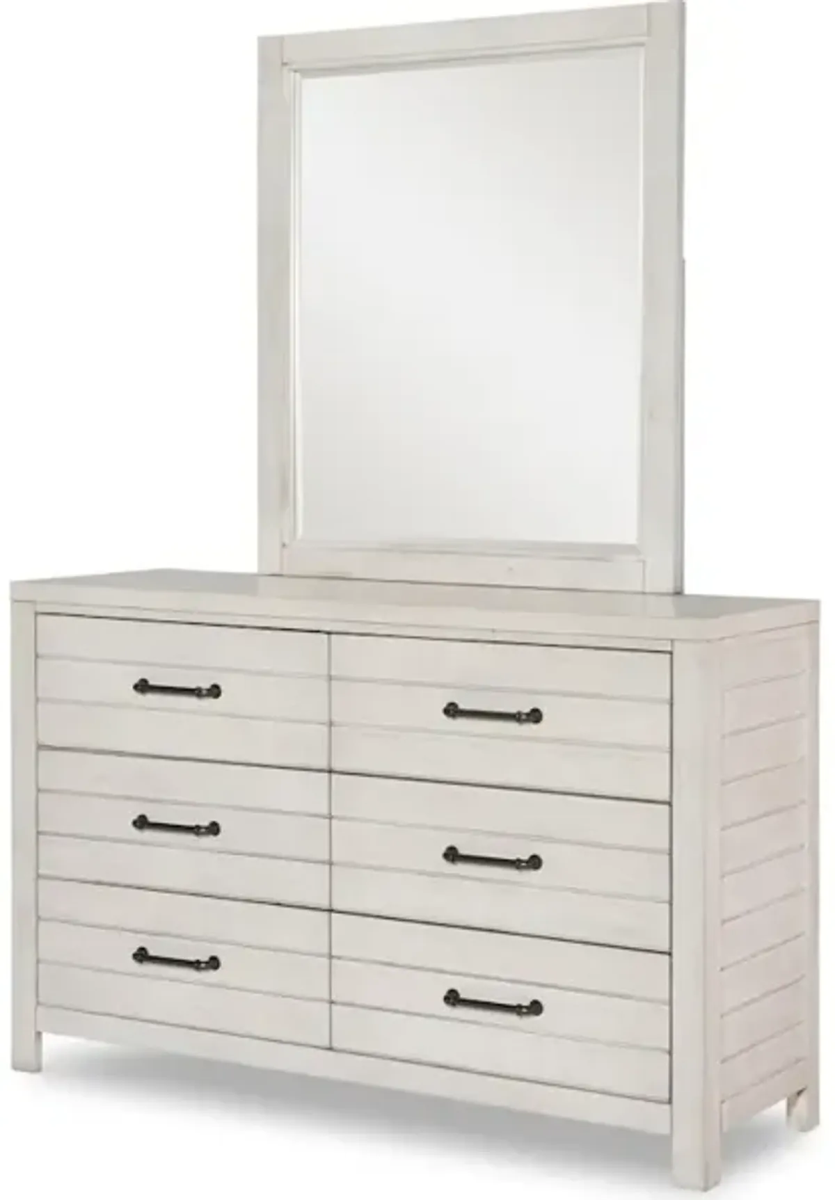 Summer Camp Gray Dresser White Finish