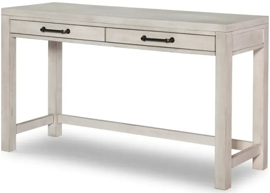 Summer Camp Gray Desk White Finish