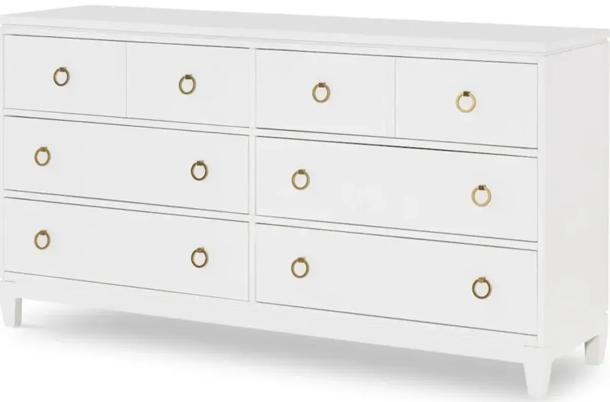 Summerland White Dresser White Finish