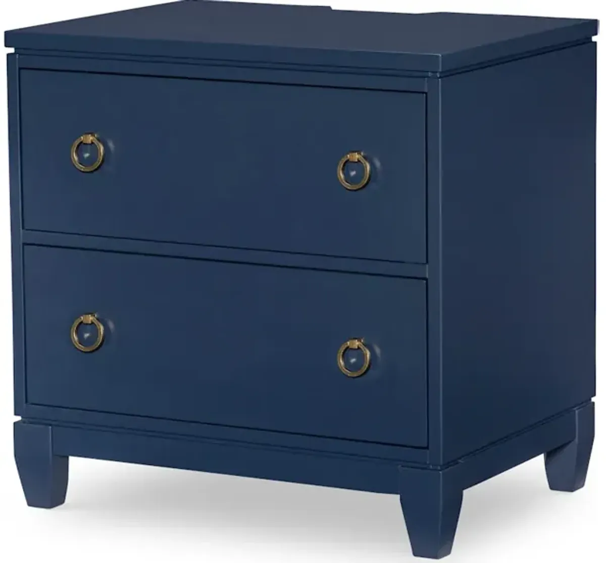 Summerland Inkwell Night Stand Blue Finish
