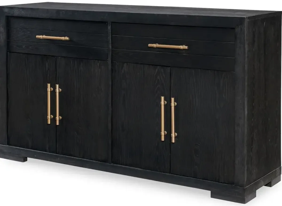 Westwood Dark Credenza Dark Oak Finish