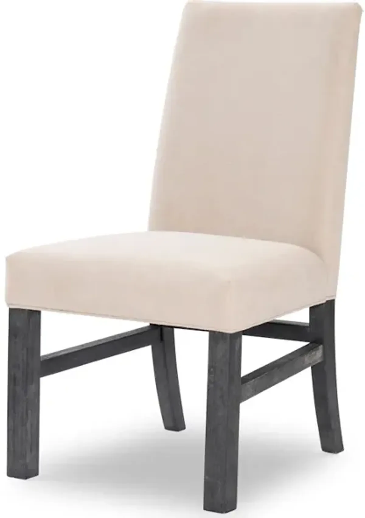 Westwood Dark Upholstered Side Chair Dark Oak Finish