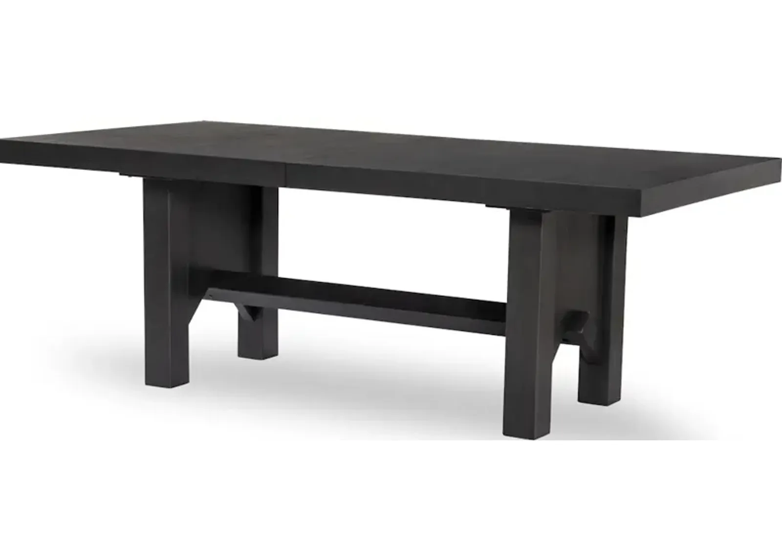 Westwood Dark Trestle Table Base Dark Oak Finish