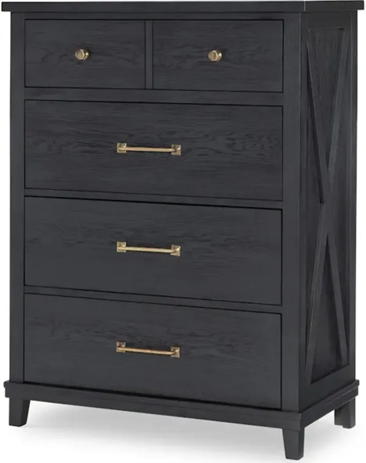 Flatiron - Black Drawer Chest