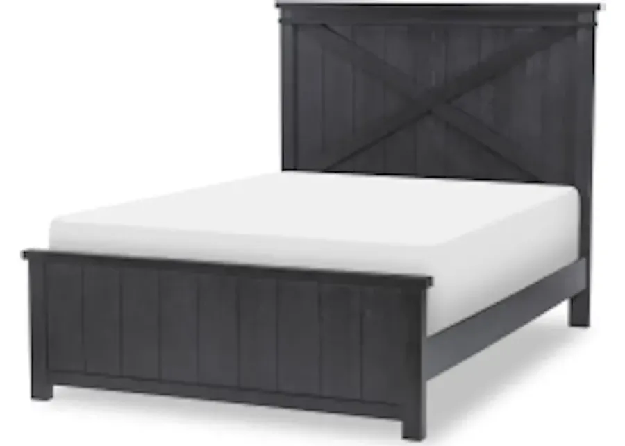 Flatiron - Black Post Headboard Full