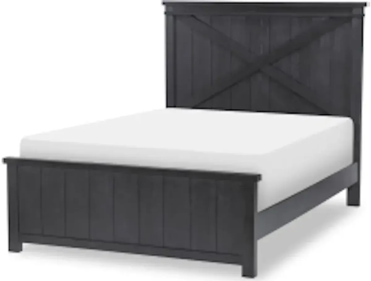 Flatiron - Black Post Headboard Full