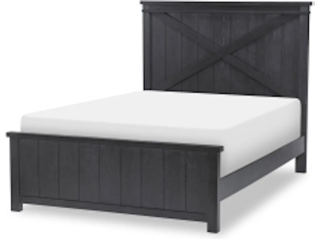 Flatiron - Black Post Headboard Full